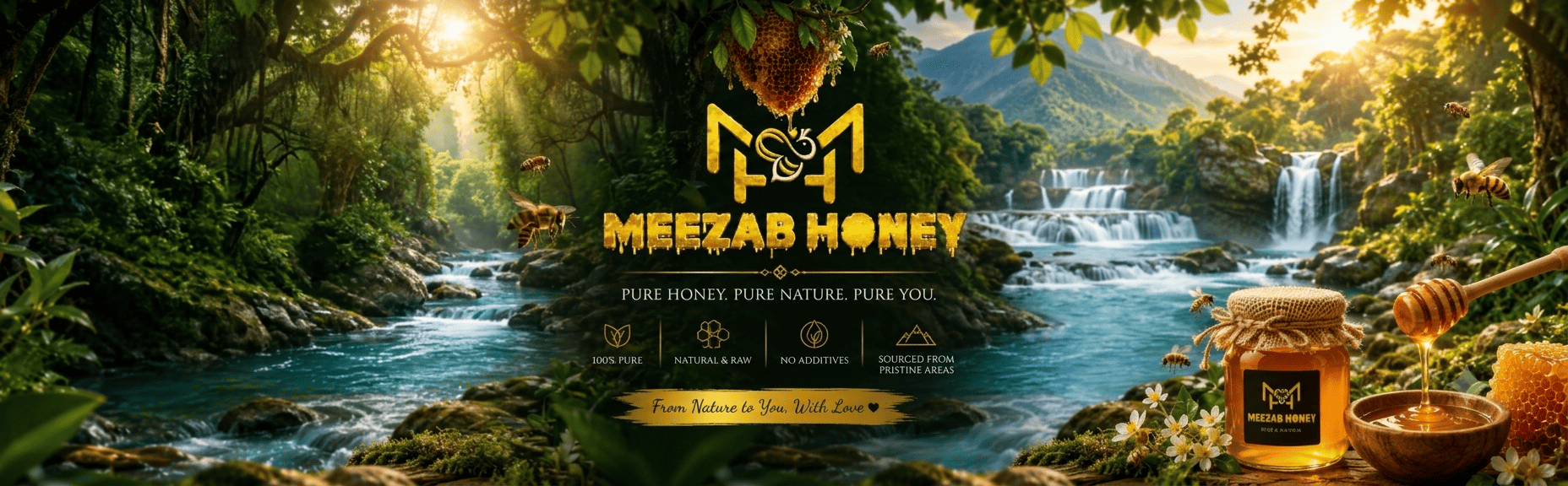 Pakistan's Finest Sidr Honey from KPK Mountains